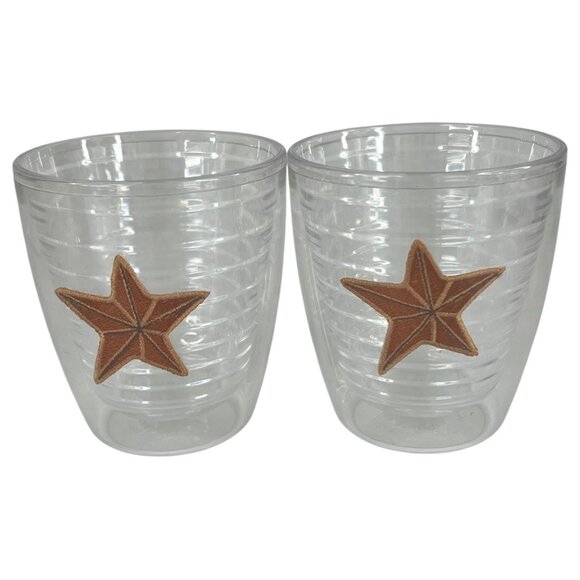 4 Tervis Insulated Tumbler Set Beach Theme Sand Dollar Starfish Glasses 12 OZ - Picture 7 of 13